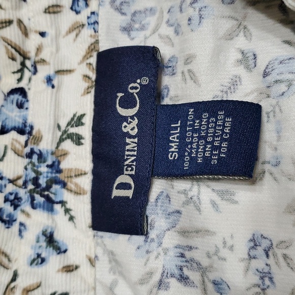 Denim & Co. Thin Floral Jacket - Picture 3 of 7